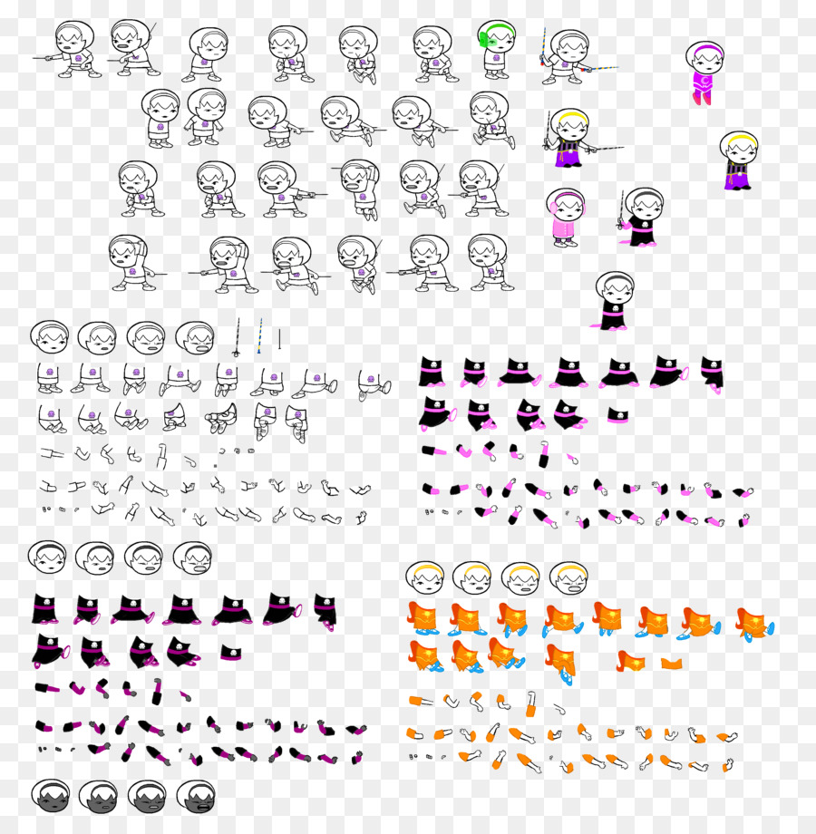 Sprites De Personagens，Sprites PNG