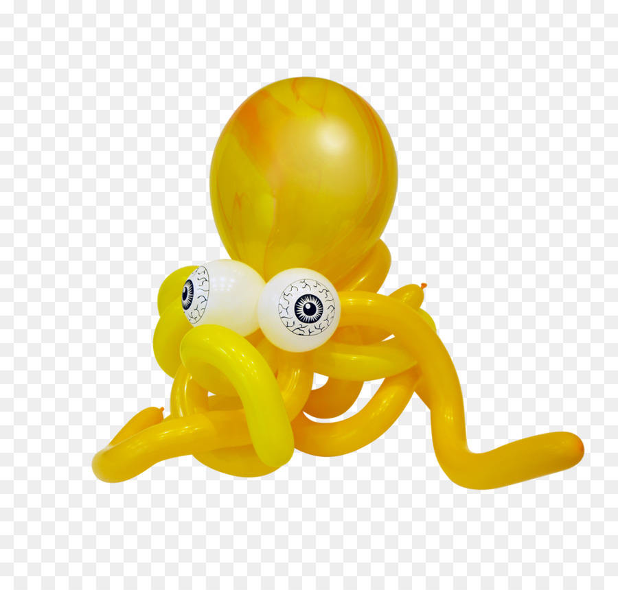 Polvo Balão Amarelo，Animal PNG