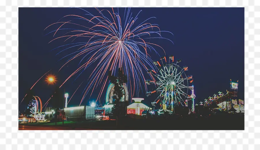 Fogos De Artifício，Roda Gigante PNG