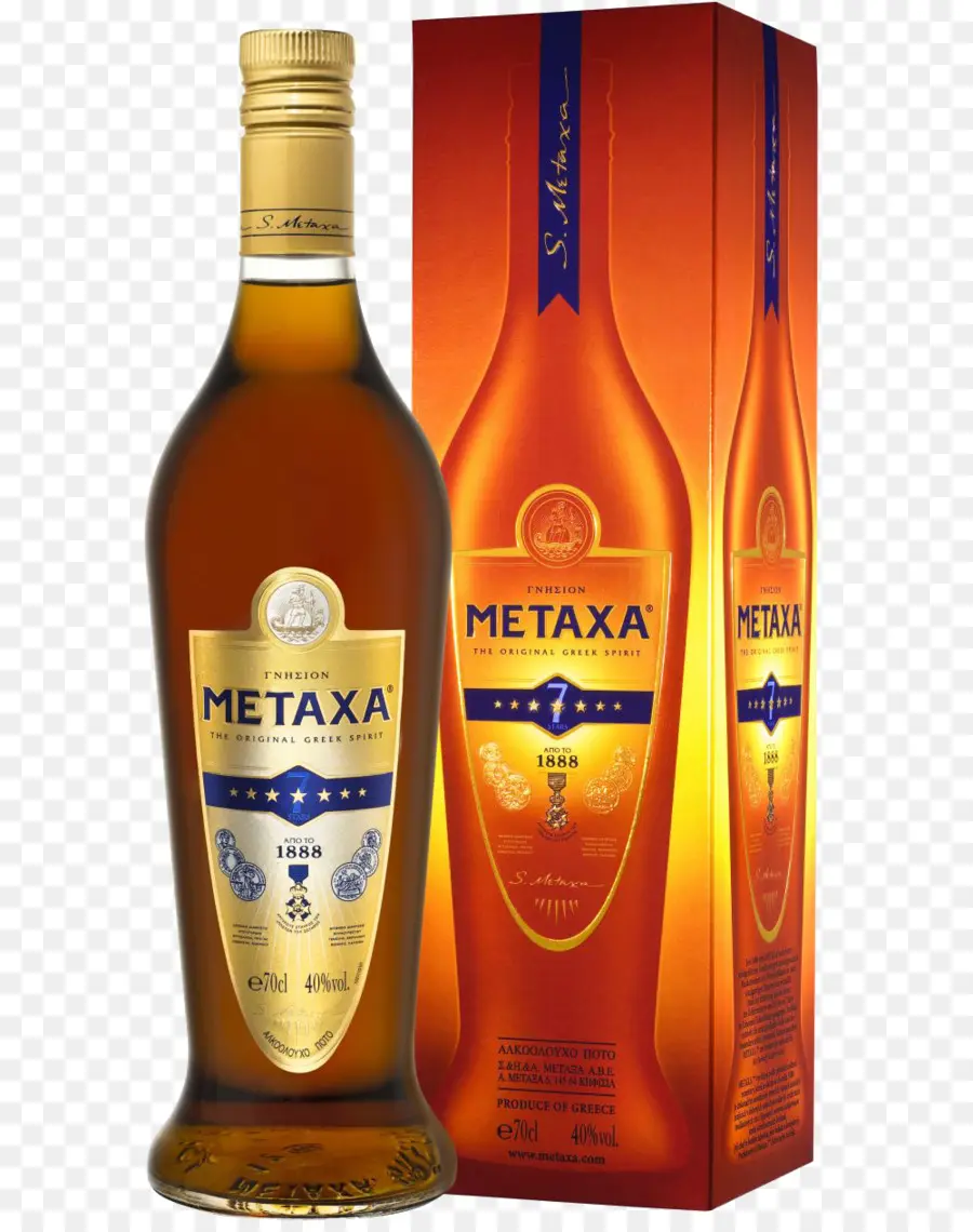 Garrafa Metaxa，álcool PNG