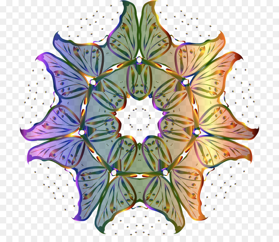 Mandala，Colorido PNG