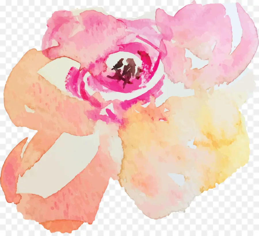 Flor，Aquarela PNG