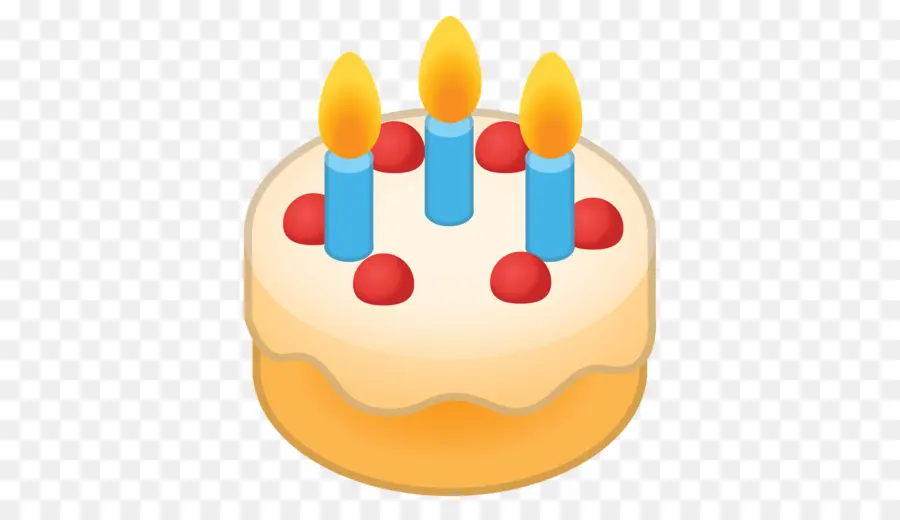 Bolo De Aniversário，Emoji PNG