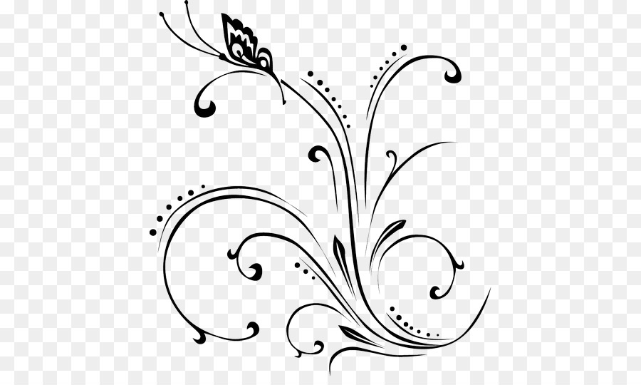 Doodle Floral，Flor PNG