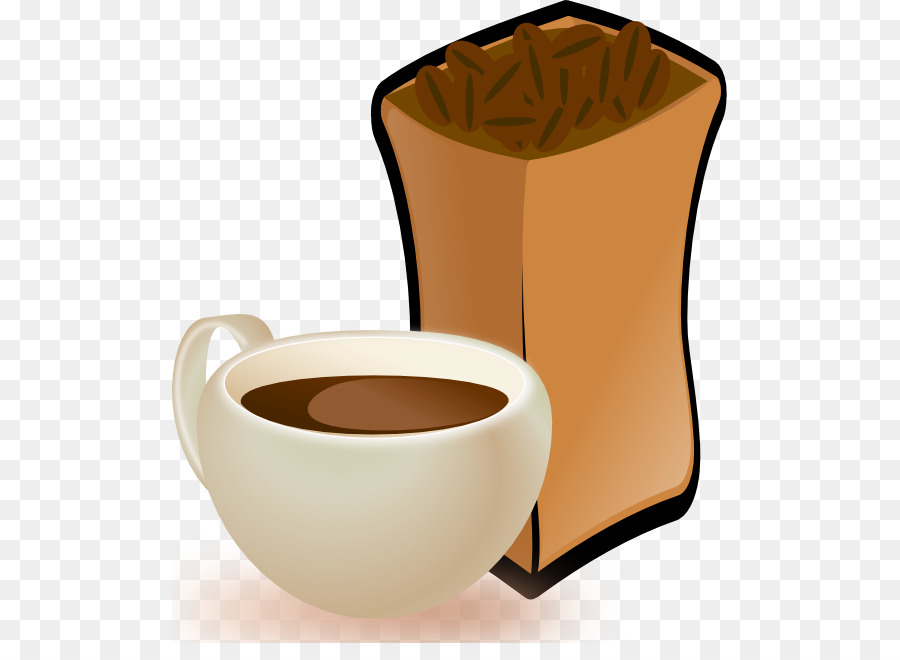 Xícara De Café，Feijões PNG