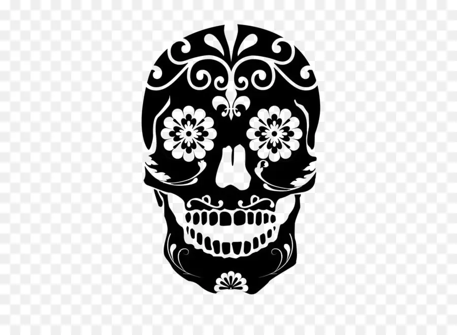 Calavera，Estêncil PNG