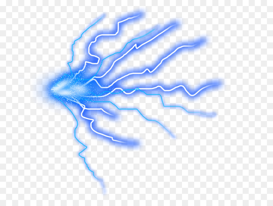 Relâmpago Azul，Eletricidade PNG