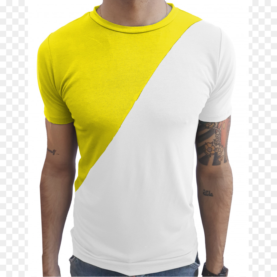 Tshirt，Amarelo PNG