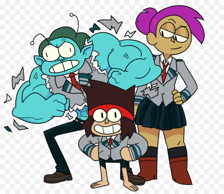 Personagens De Desenhos Animados，Grupo PNG