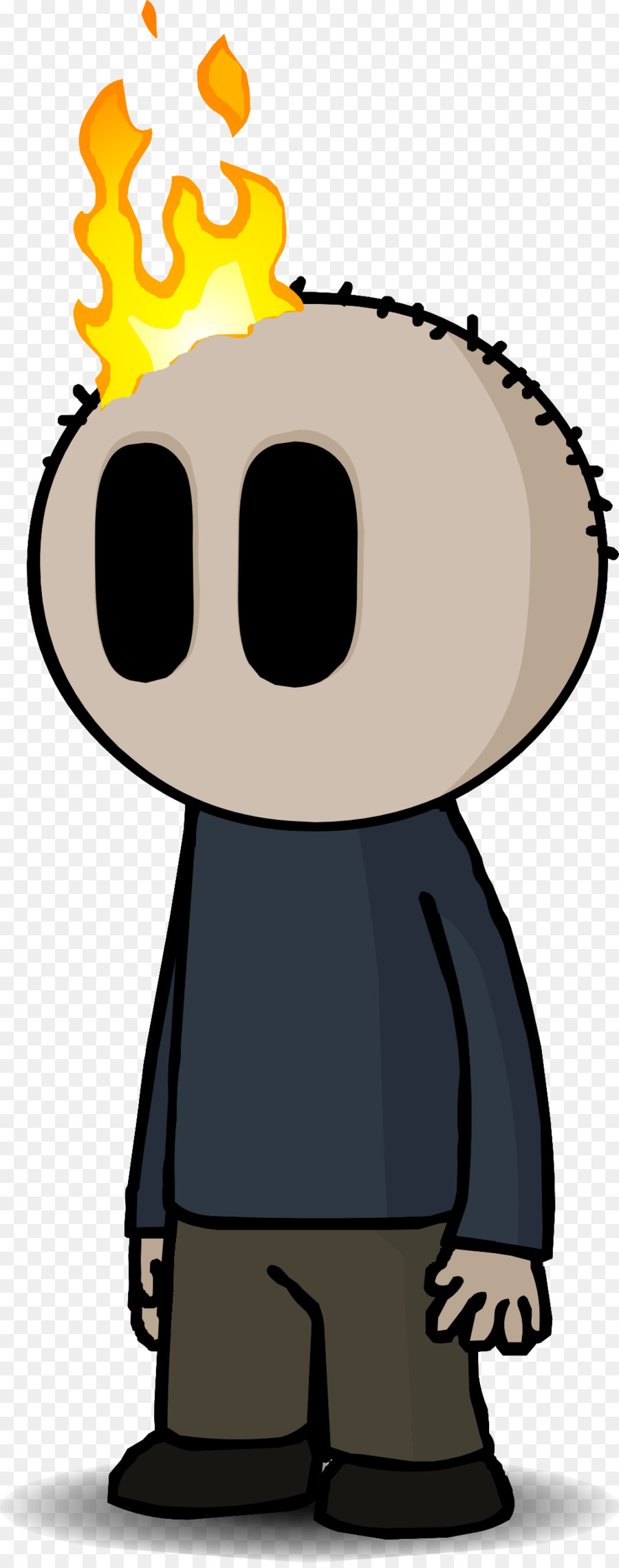 Personagem De Desenho Animado，Fogo PNG