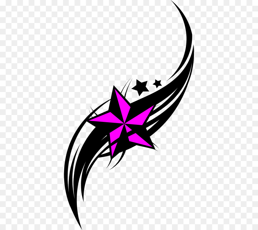 Tatuagem De Estrela，Rosa PNG