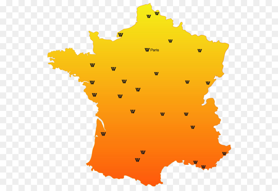 França，Mapa PNG