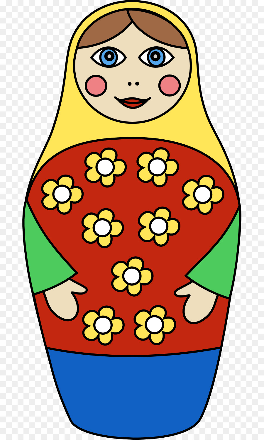 Boneca Matryoshka，Desenho PNG