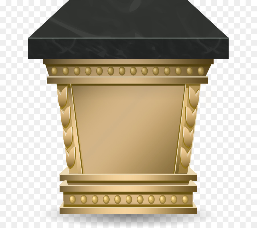 Pedestal，Ouro PNG