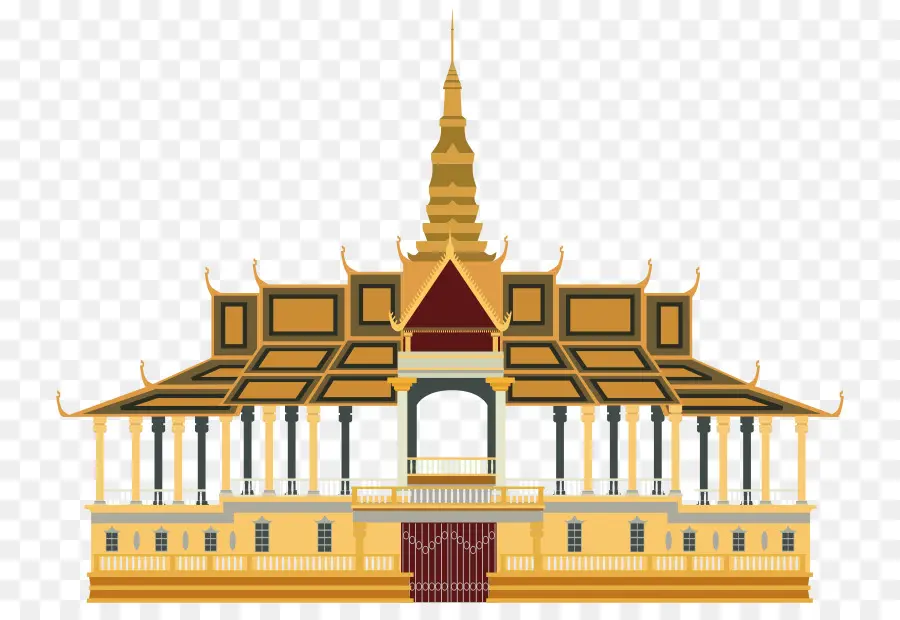 Royal Palace Phnom Penh，Grand Palace PNG
