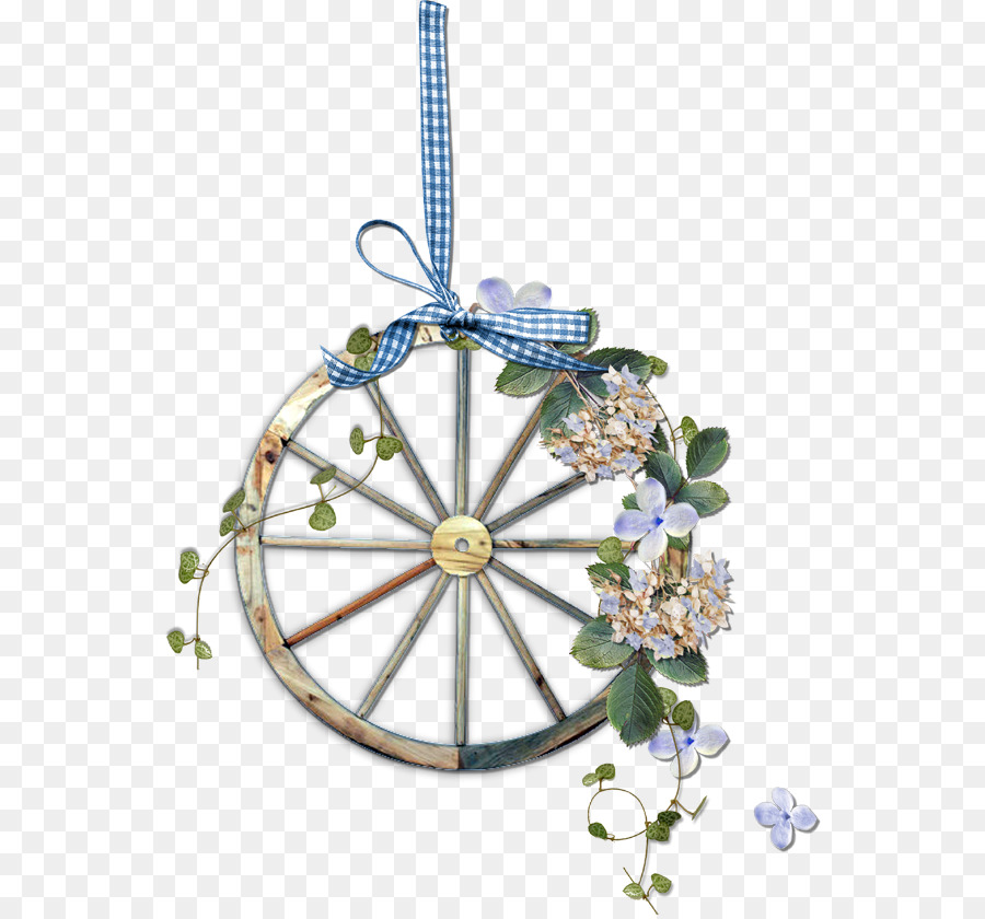 Roda Decorativa，Flores PNG