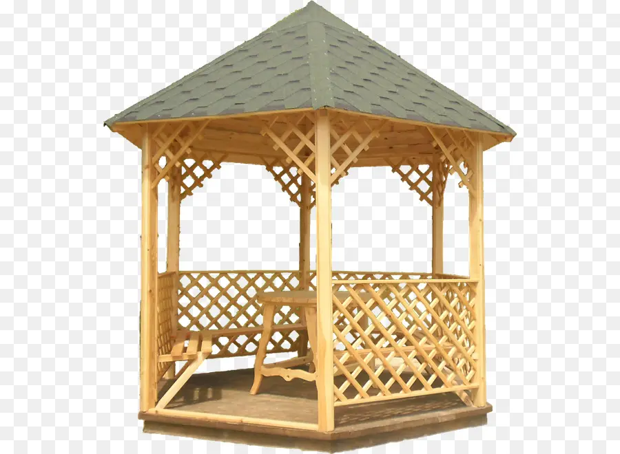 Gazebo De Madeira，Ar Livre PNG