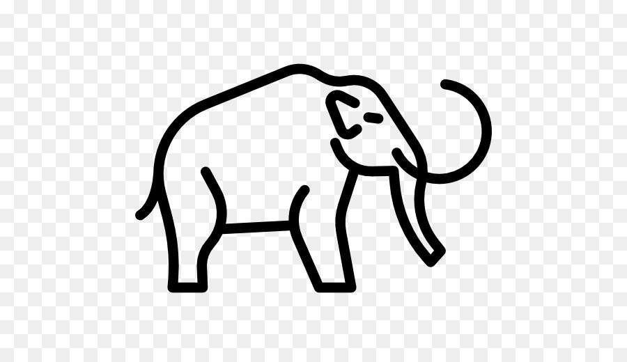 Desenho De Elefante，Contorno PNG