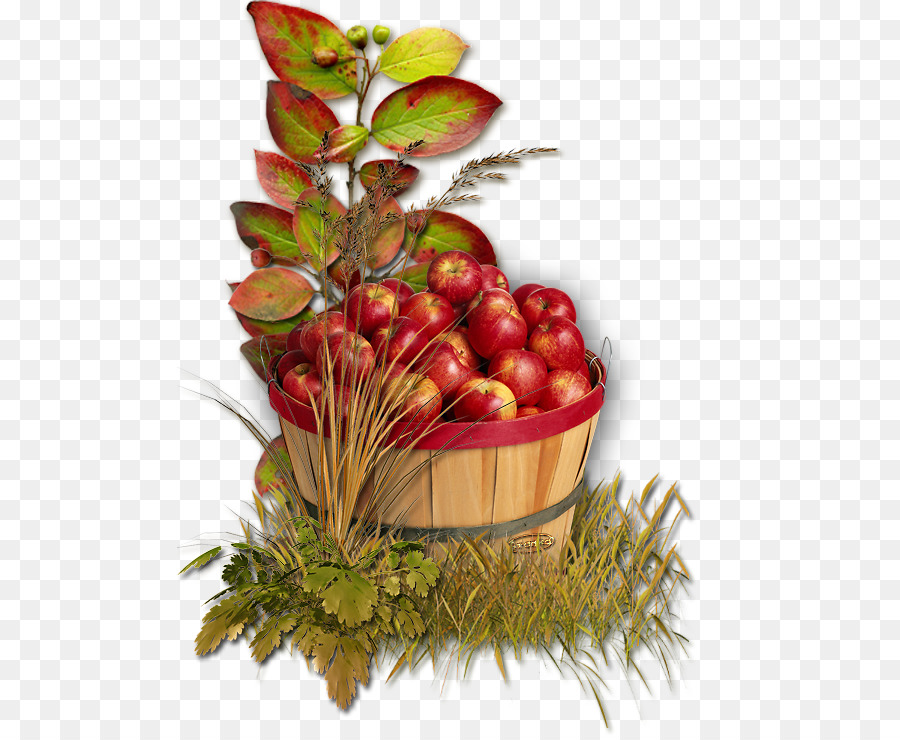 Cesta De Maçãs，Fruta PNG