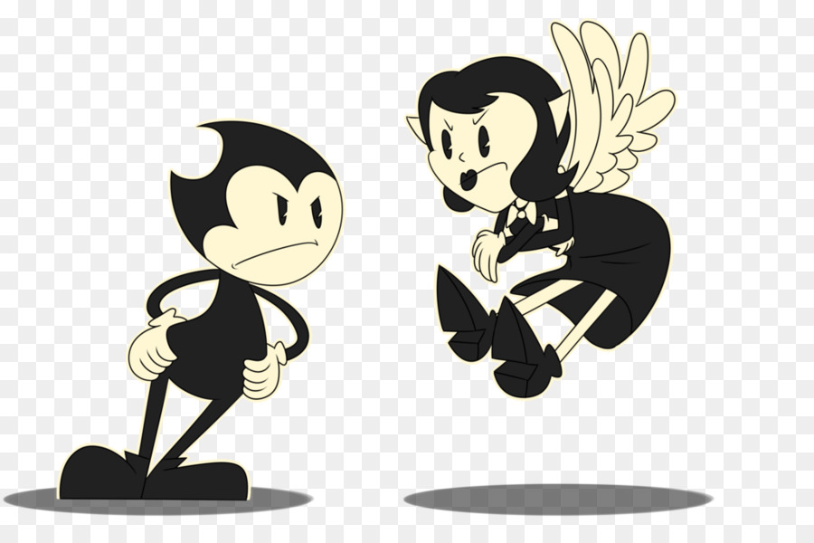 Personagens De Desenhos Animados，Preto E Branco PNG