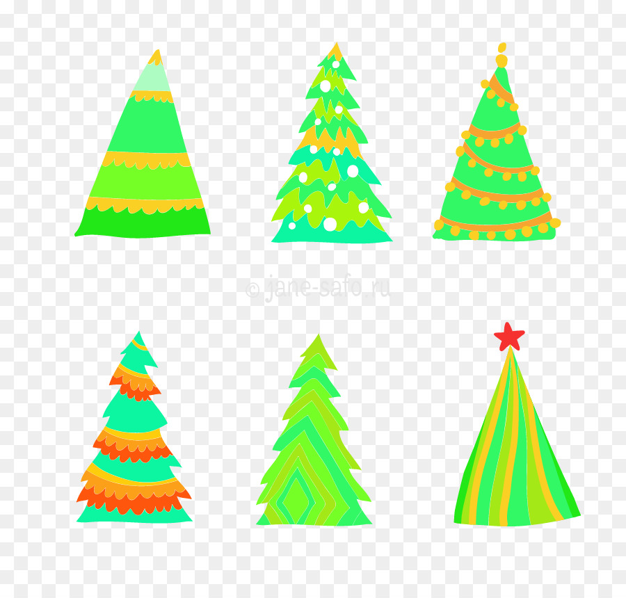 Árvores De Natal，Decorações PNG