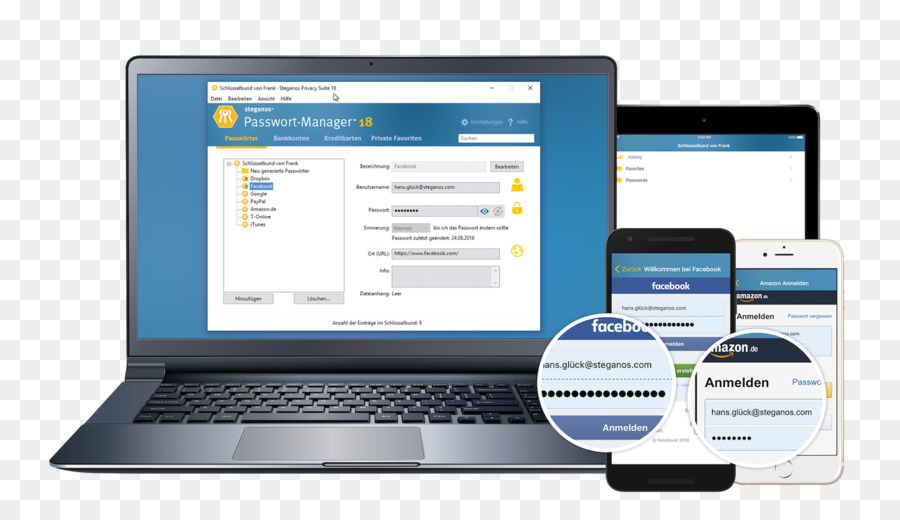 Steganos Software Gmbh，Gestor De Palavras Passe PNG