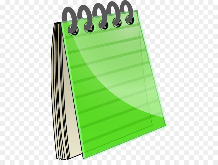 Caderno Verde，Papel PNG