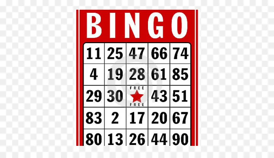 Cartão De Bingo，Bingo PNG