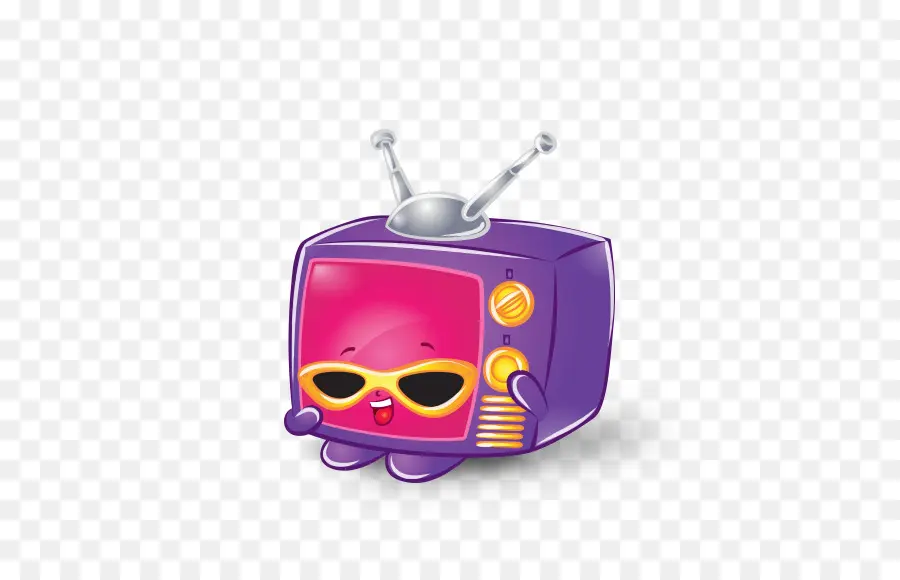 Televisão，Roxo PNG