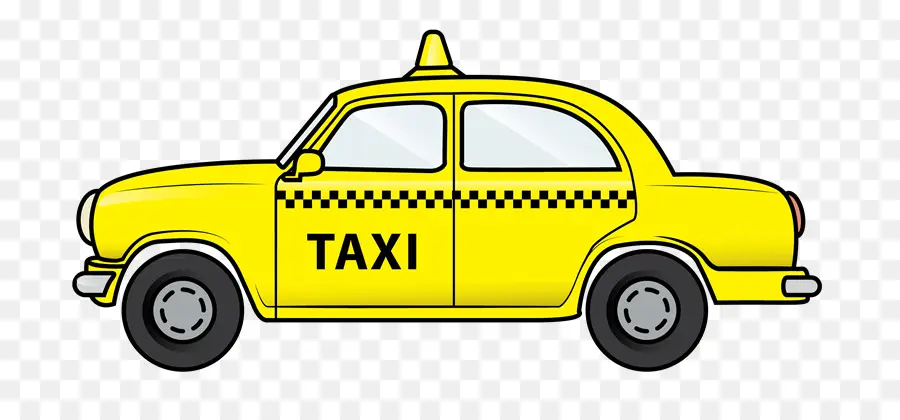 Táxi，Táxi Amarelo PNG
