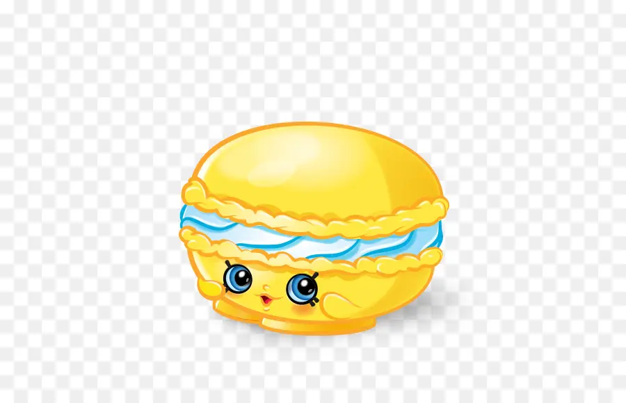 Macaron De Desenho Animado，Amarelo PNG