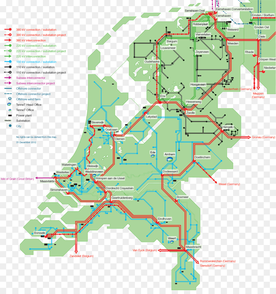 Mapa Da Rede Ferroviária Da Holanda，Trem PNG