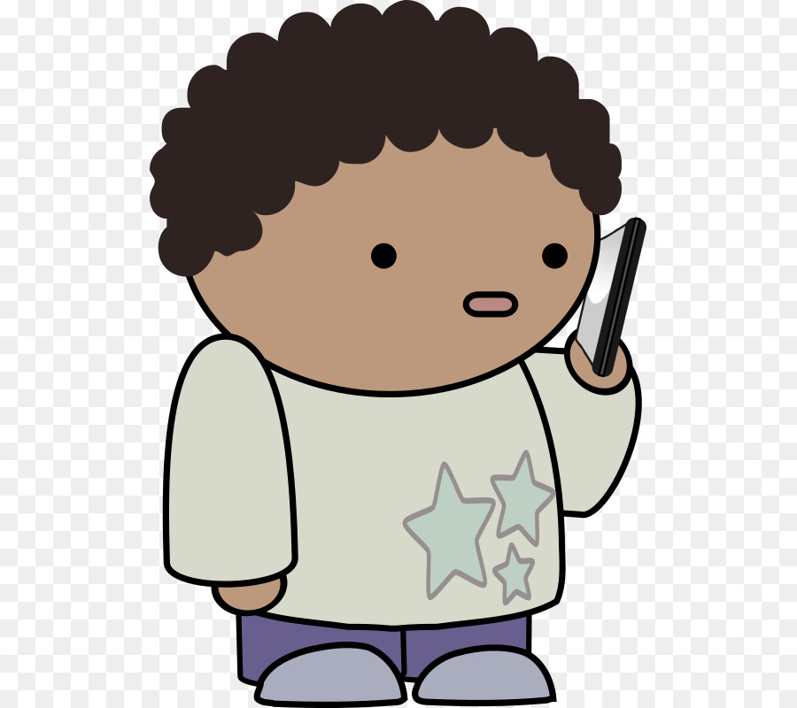 Menino Dos Desenhos Animados，Telefone PNG