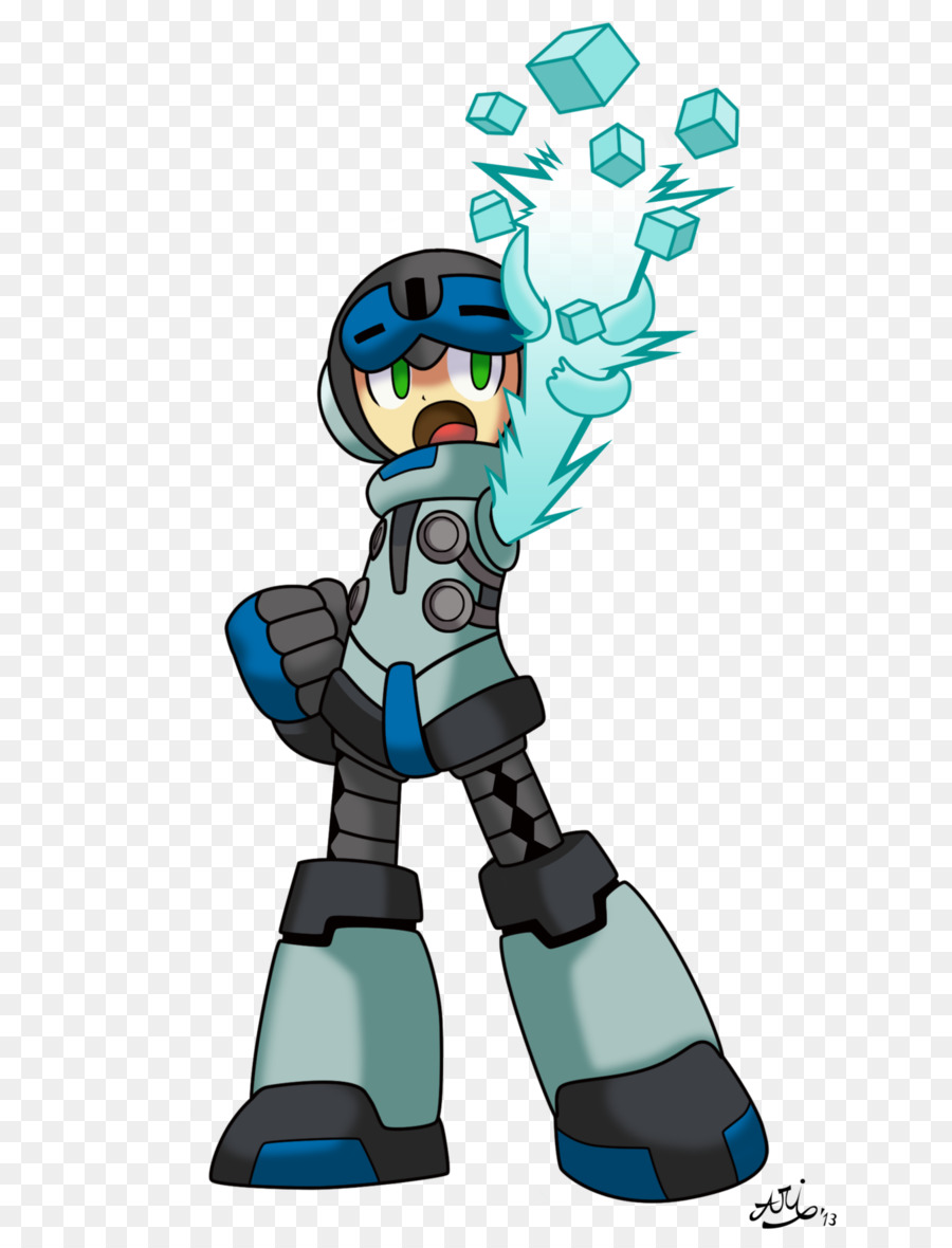 Poderoso Nº 9，Mega Man PNG