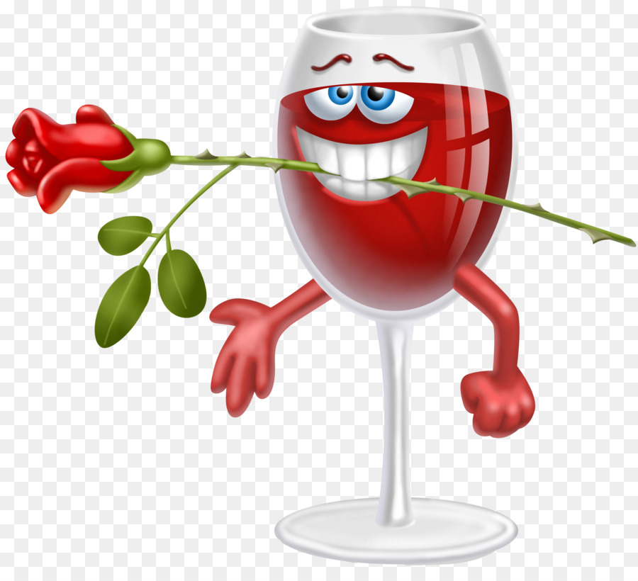 Copo De Vinho，Rosa PNG