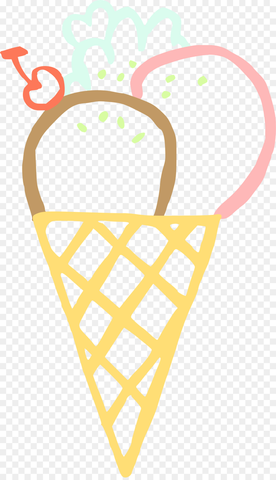 Cones De Sorvete，Sorvete PNG