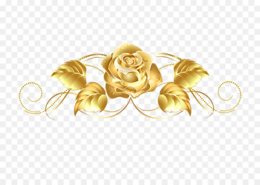 Ouro，Rosa PNG