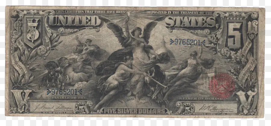 Nota De Dólar Americano Vintage，Dólar PNG