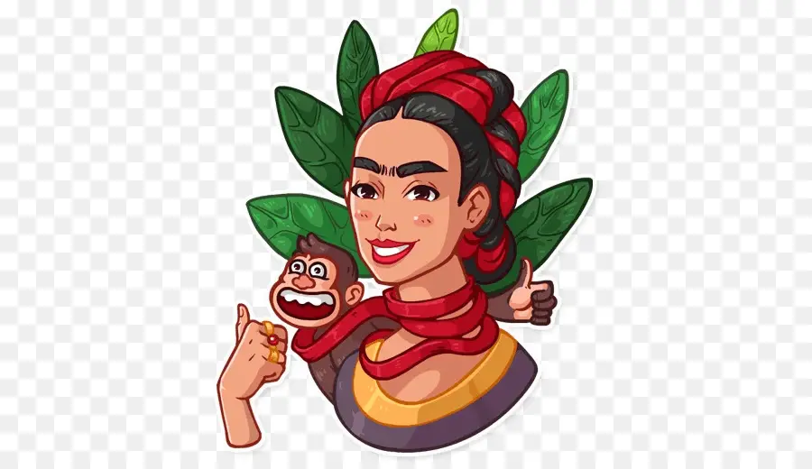 Frida Kahlo，Telegrama PNG