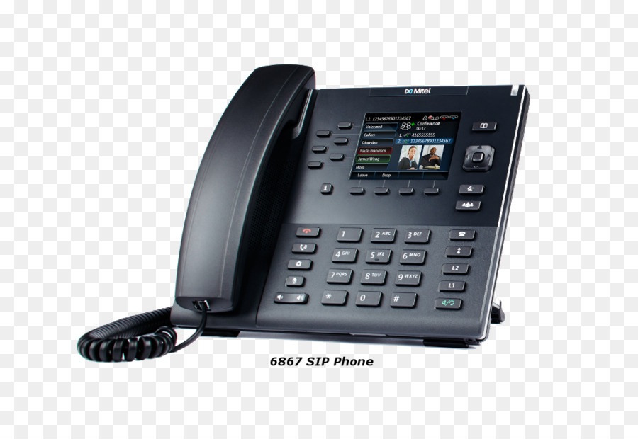 Telefone Voip，Mitel 6867 PNG