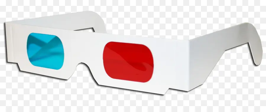 Óculos 3d，Vermelho PNG