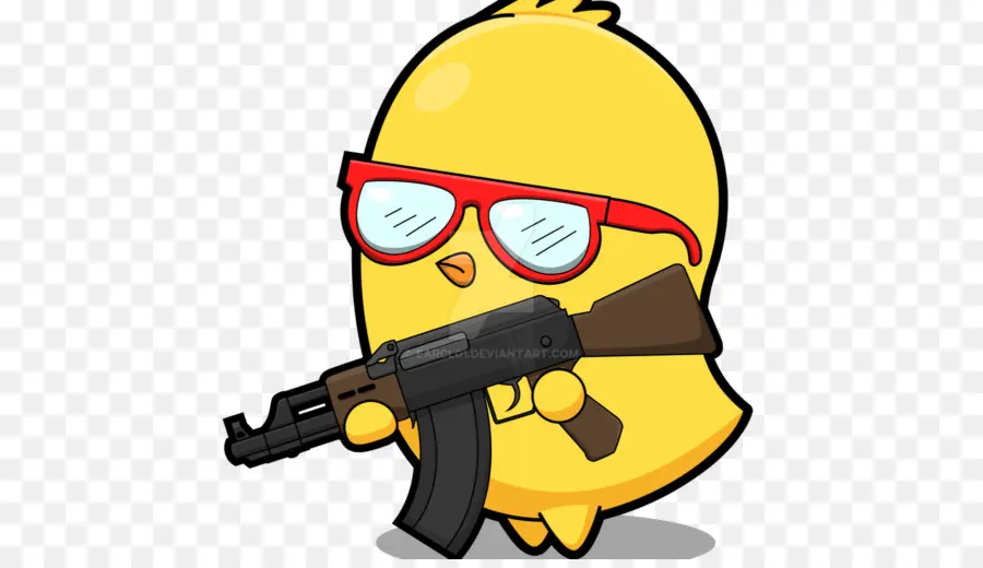 Garota De Desenho Animado Com Arma，Bonitinho PNG