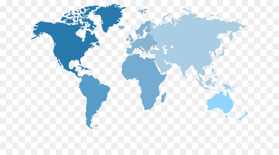 Mapa Mundial，Continentes PNG