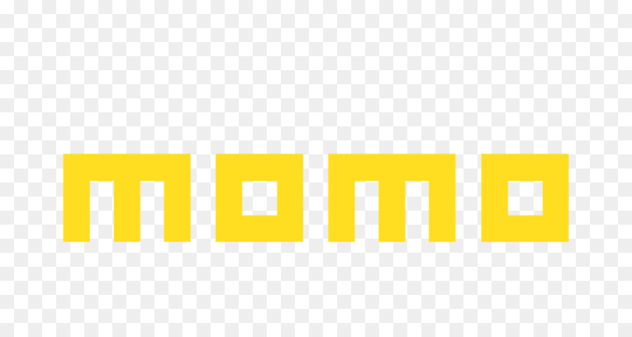 Momo Logo，Amarelo PNG