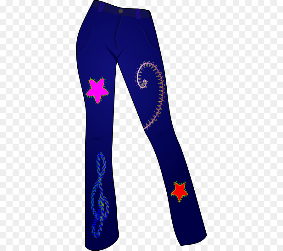 Calça Azul，Calça PNG