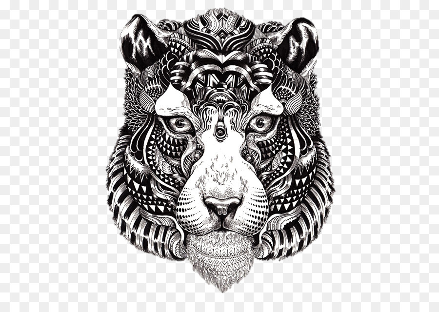 Tigre，Face PNG