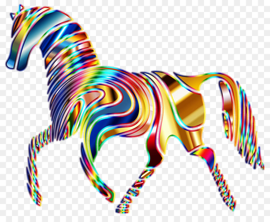 Cavalo Colorido，Cavalo PNG