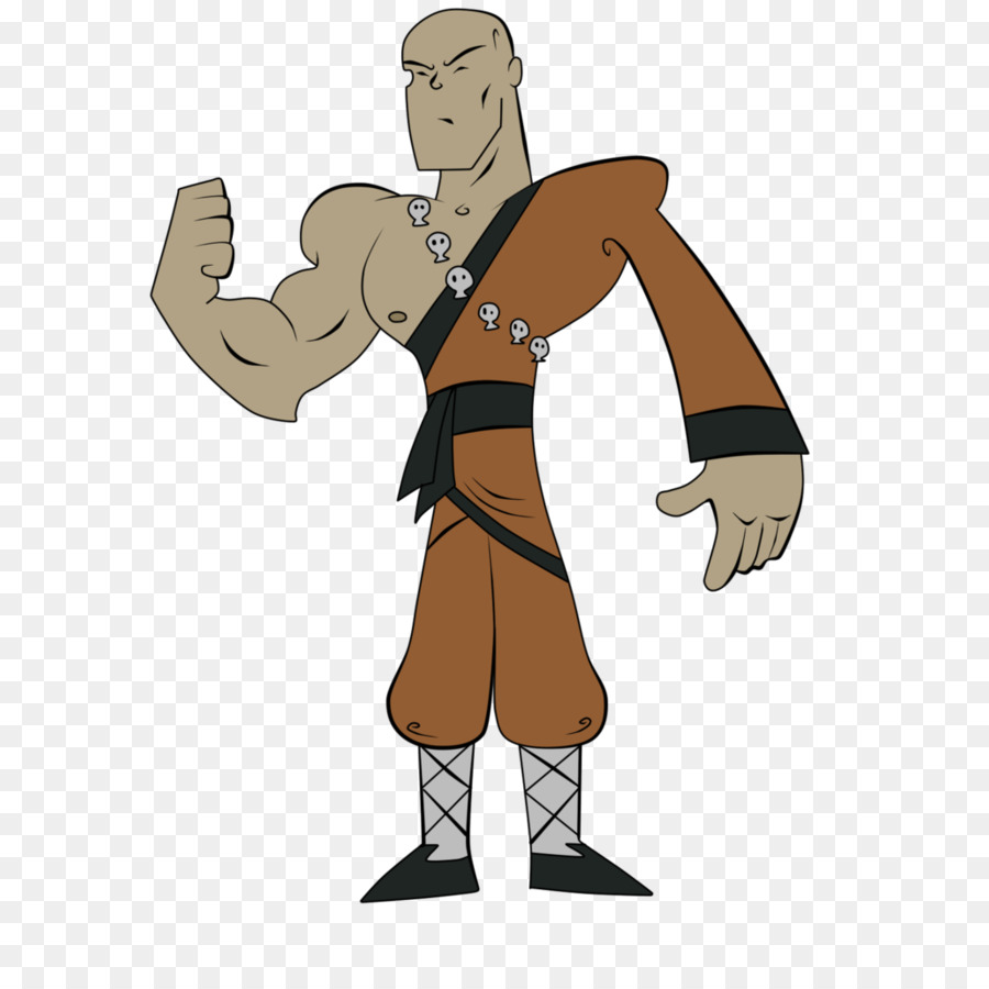 Personagem De Desenho Animado，Muscular PNG