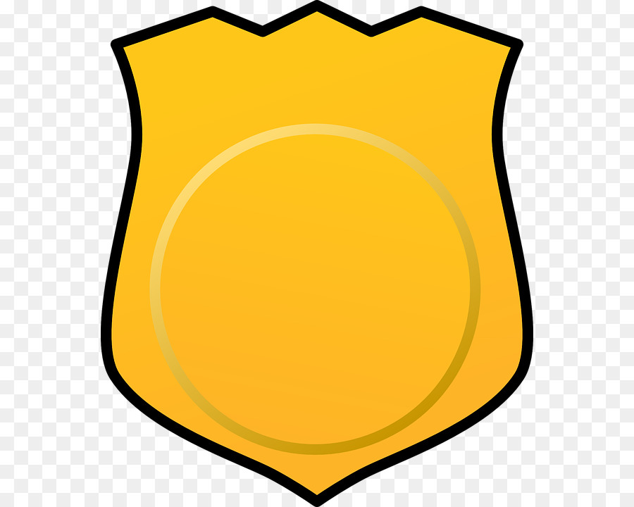 Escudo Amarelo，Distintivo PNG