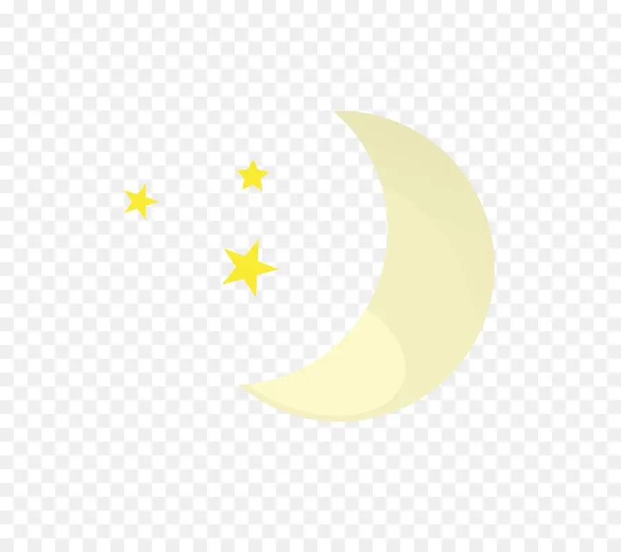 Lua E Estrelas，Noite PNG